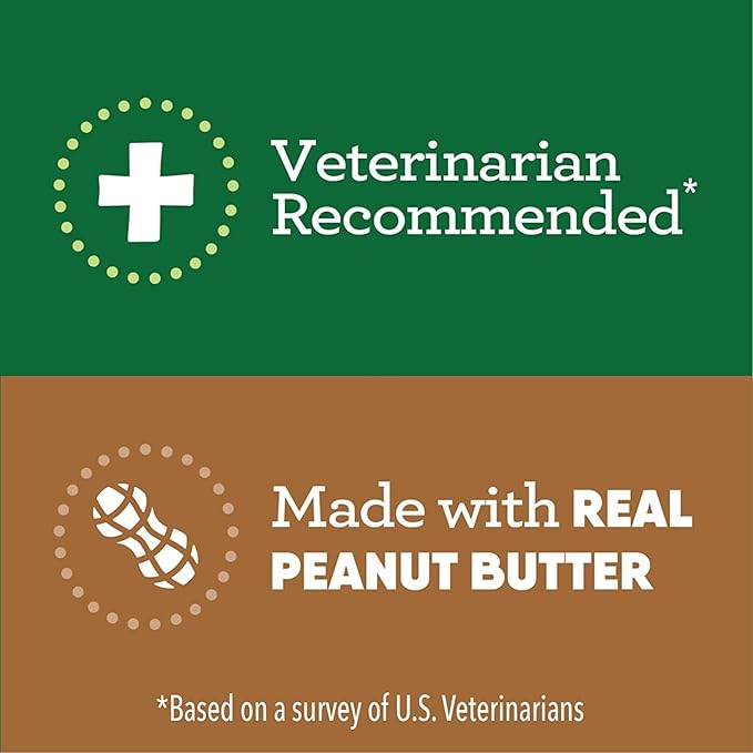 Greenies Pill Pockets Treats for Dogs, 9.6 Ounces, Real Peanut Butter Flavor