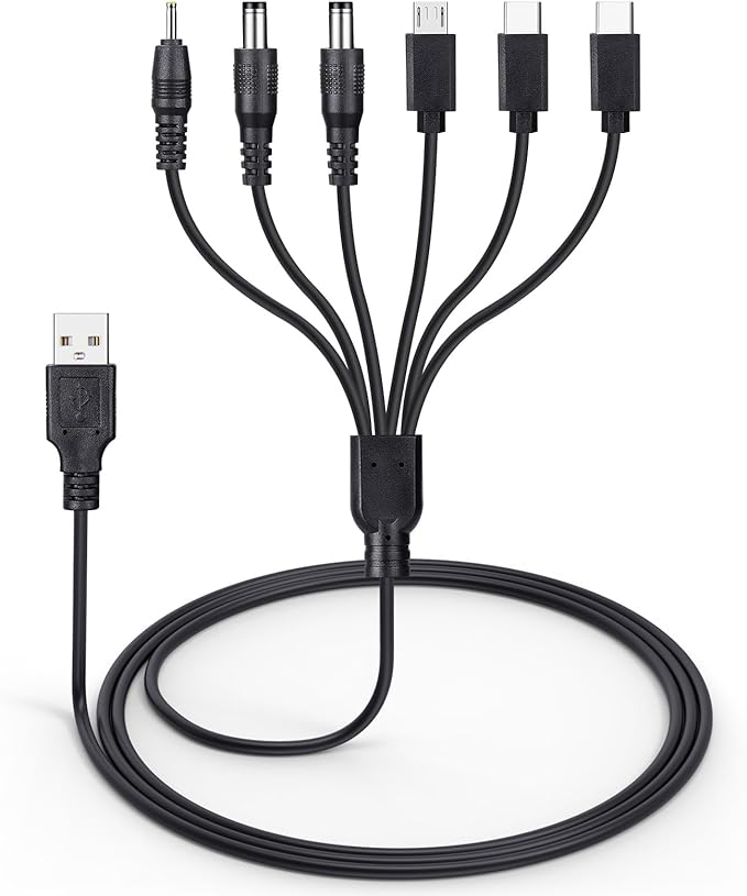 Charger for Bousnic Dog Shock Collar, 6-in-1 Training Collar USB Charging Cable, 3.3 ft