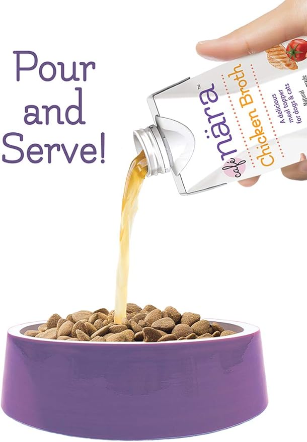 Café Nara Chicken Broth Meal Topper for Dogs and Cats - 1.1 lbs.