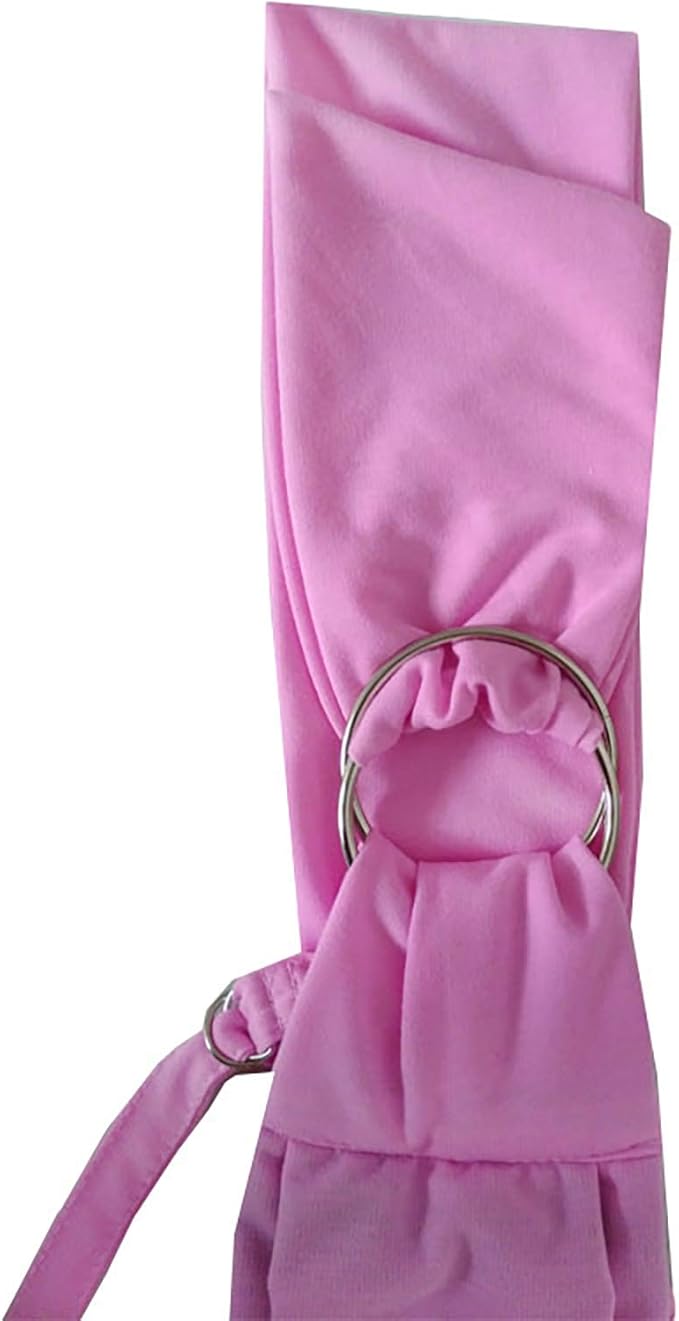 Surblue Pet Sling Carrier Bag with Hands-Free Reversible Belts, Safe Comfortable Adjustable Crossbody Shoulder Outdoor Travel Pet Tote Suitable for Small Dog Cat Puppy up to 12 lb (New Pink)
