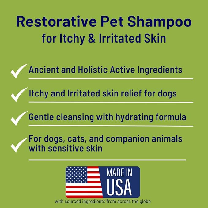 Healthy Paw Life's Sulfur & Neem Restorative Shampoo with Oatmeal