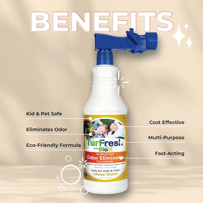 BioX+ Artificial Turf Pet Odor Eliminator 32 oz Bottle (Citrus)