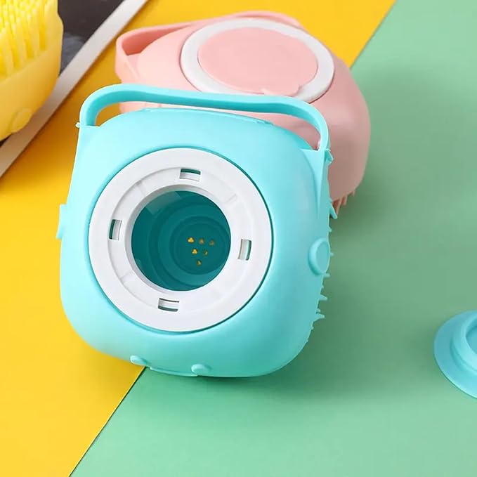 Pet Dog Shampoo Massager Brush Cat Massage Comb Grooming Scrubber Shower Brush for Bathing Short Hair Soft Silicone Brushes