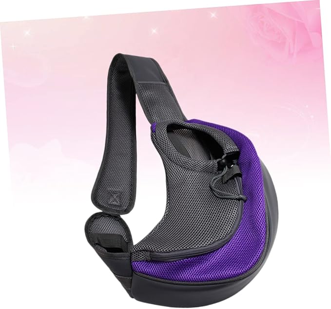 Mipcase Pet Carrier Shoulder Bag Shoulder Bag Pet Supplies Cross-Body Bag Pet Carriers Pet Carrying Bag Pet Bag Purple The Back Purse Pet