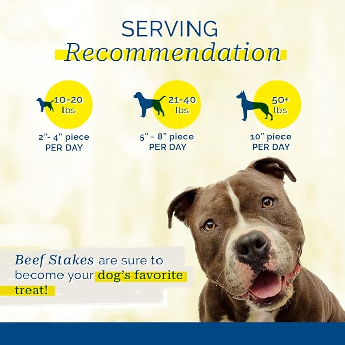Pet Center, Inc. Center (PCI) - Beef Stakes 100% Natural Dog Treat 1lb. Bag