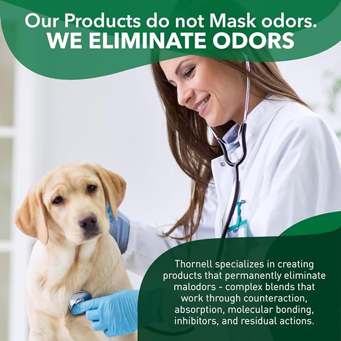Thornell KOE Kennel Odor Eliminator Concentrate, Odor Eliminator for Strong Odors, Great for Cages, Runs, Floors & More, Pet Odor Eliminator for Home & Kennel w/Safe, Non-Enzymatic Formula, 128 oz