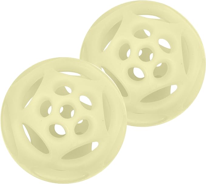 Chew King Glowing Fetch Ball, Dog Ball Toys, Large 2-Pack Lattice