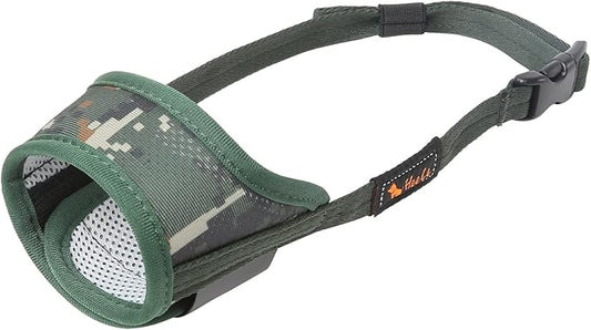 HEELE Dog Muzzle, Soft Tactical Camouflage Dog Muzzle for Small Medium Large Dogs, Breathable Muzzle to Prevent Biting, Chewing, and Barkink, Perfect for Vet Visit, Training
