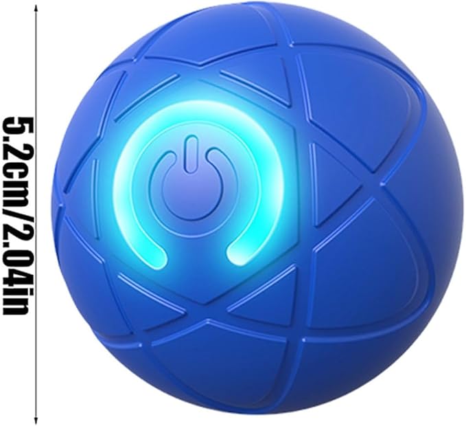 2PCS Shaky Ball Toy for Dogs,Pet Bounce Ball ,Vibrating Dog Ball for Dogs, Automatic Moving Dog Toy Ball,Bouncing Ball for Dogs Interactive Dog Ball,Automatic Moving Dog Toy Ball shaking(Blue+Orange)