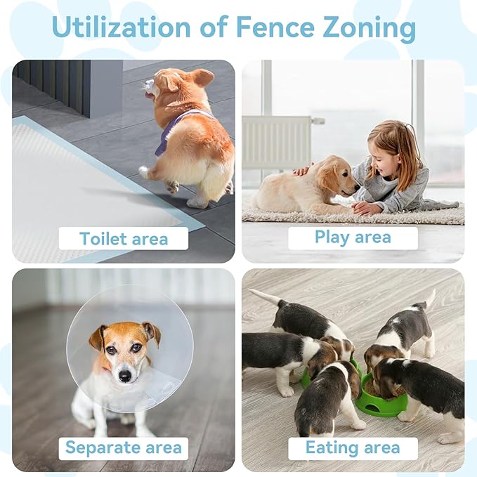 Extension of Whelping Box for Dogs, Only Used to Expand The 48 × 48 × 18In Fence to 96 × 48 × 18In Fence, Dog Whelping Pen Including Only Blankets and Pigsty, No Other Accessories Included