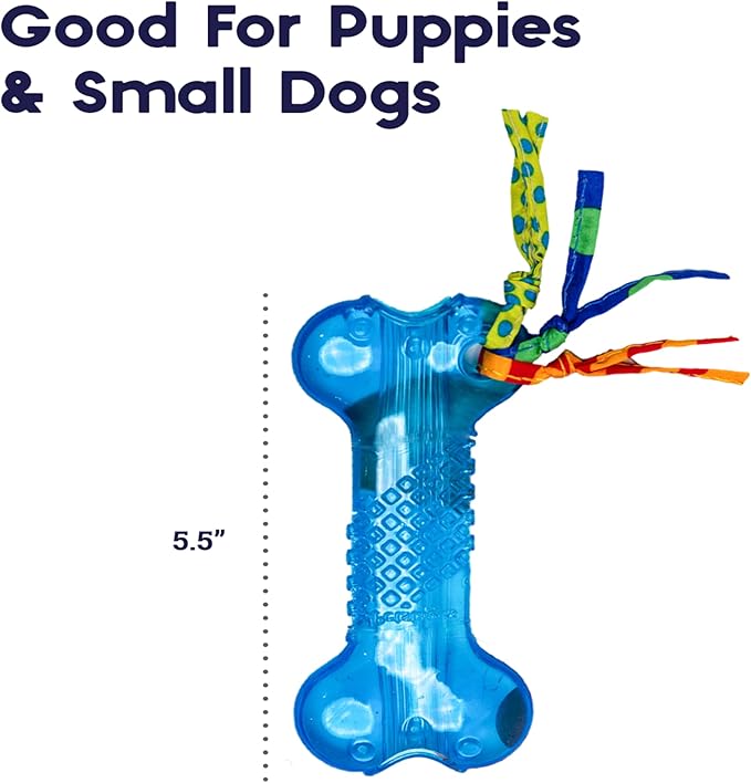 Petstages Orka Mini Bone Royal Blue Dog Chew Toy