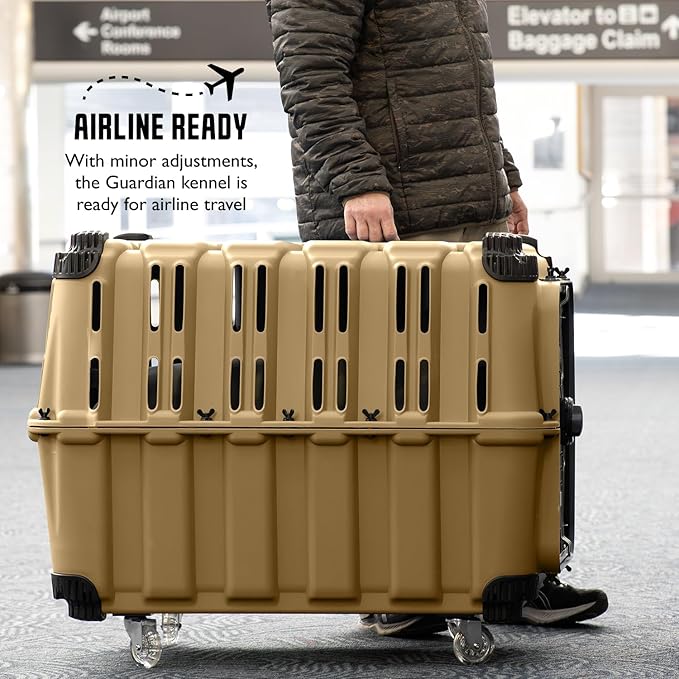 Mammoth Guardian Dog Kennel - Desert Sand Tan