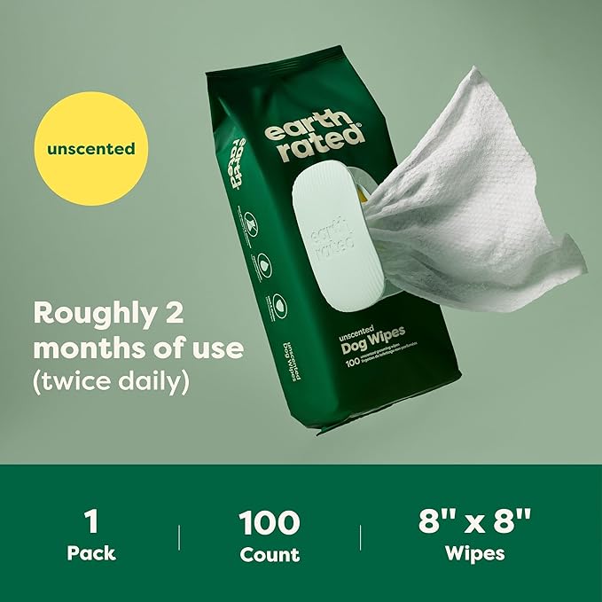 Earth Rated Curly Coat Essentials - Dog Shampoo, Grooming Wipes, Refresh Mist, Eye Wipes & No-Rinse Shampoo