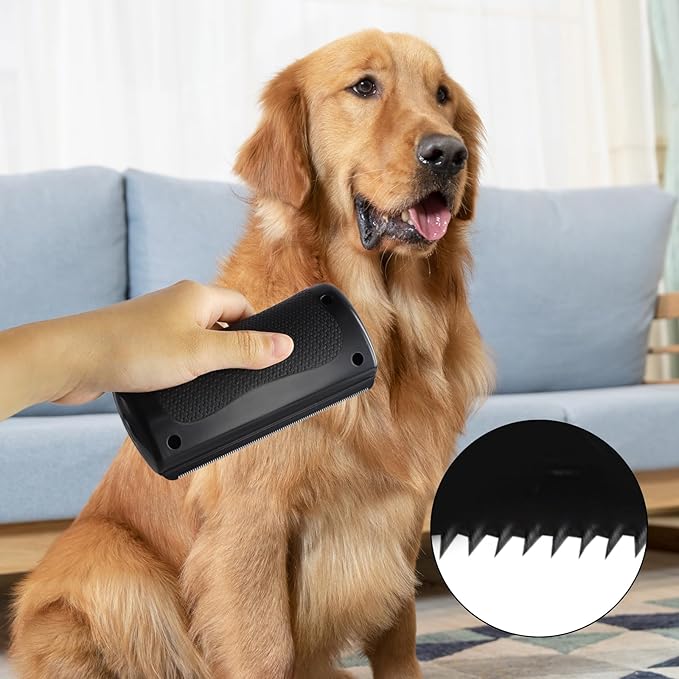 Rhykin Brush for Pets Cat Dog, Shedding & Grooming Ergonomic Deshedding Brush