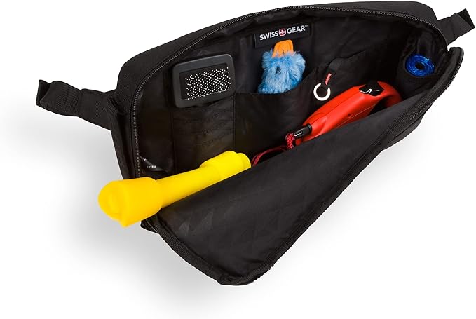 SwissGear 3331 Premium Pet Sling, Pet Waist Pack, Black