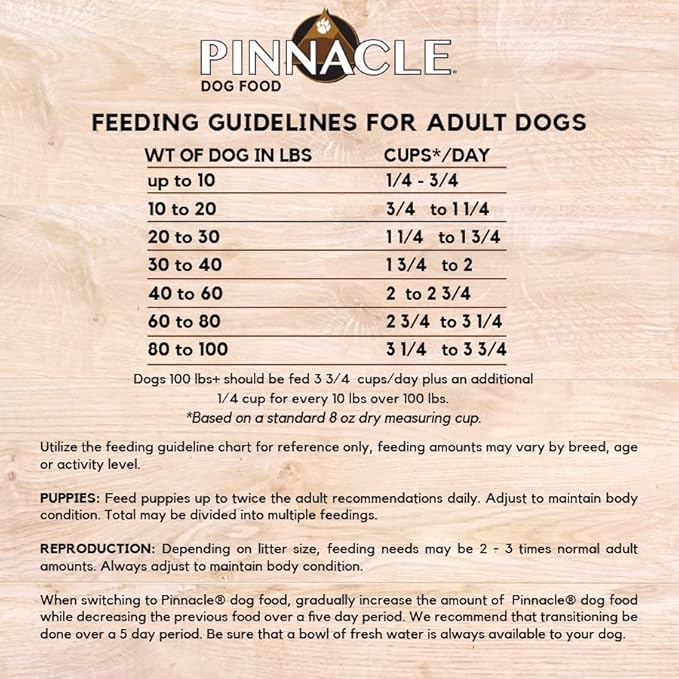 Pinnacle Trout & Pumpkin Dry Dog Food 4 lb, Infused with Broth