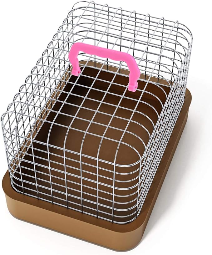 Zerodeko 10pcs Detachable Plastic Handles for Pet Cages Portable and Lightweight Cage Accessories for Easy Lifting and Transport of Pet Carriers