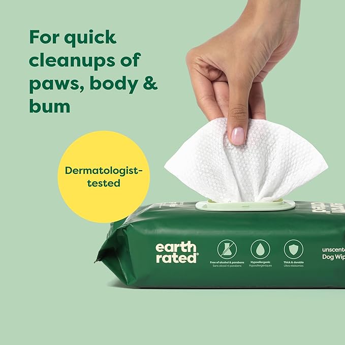 Earth Rated Curly Coat Essentials - Dog Shampoo, Grooming Wipes, Refresh Mist, Eye Wipes & No-Rinse Shampoo