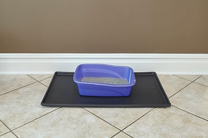 MidWest Homes for Pets Replacement Pan for 48' Long MidWest Dog Crate, Black, 47.3"L x 29.4"W x 1.0"H