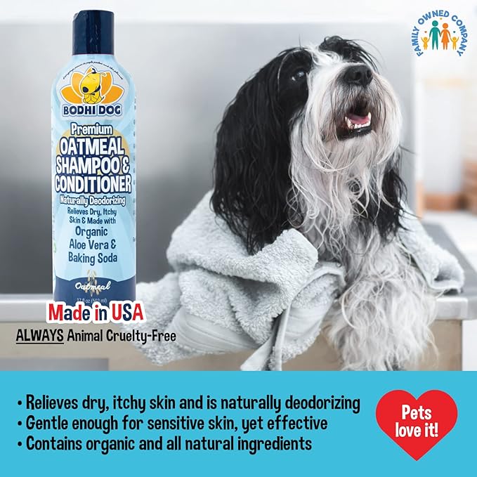Bodhi Dog Oatmeal Shampoo 17oz + Sugar Cookie Cologne 4oz Bundle