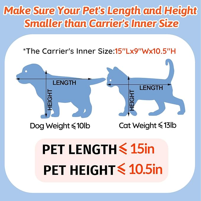 Petskd Top and Side Expandable Pet Carrier 17x11x9.5 Inches Alaska Airline Approved, Soft-Sided Carrier for Small Cats and Dogs with Locking Safety Zippers and Anti-Scratch Mesh(Black)