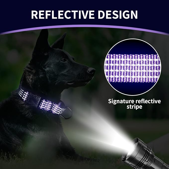 Martingale Collar for Training Dogs. Adjustable Reflective Dog Collars with Buckle- NO Pull-Prevents Slipping Out, for Medium Large XL Dogs. Helps with Strong pullers (M, Pink)