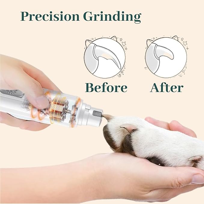 Grooming Kit - Paw Grooming Kit for Dogs - Electric Paw Trimmer & Nail Grinder