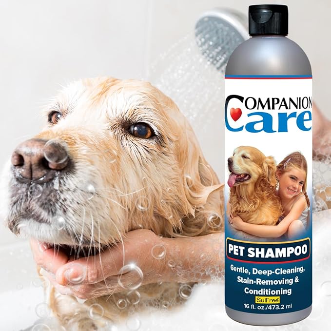 Radiant Pet Shampoo | Gentle, Deep-Cleaning, Stain-Removing & Conditioning for Dogs, Cats, and Most Household Pets | 16 fl oz Bottle