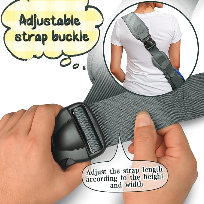 Dog Cat Sling Carrier, Adjustable Padded Shoulder Strap, with Mesh Pocket for Outdoor Travel (S - Up to 6 lbs, Black - Black)