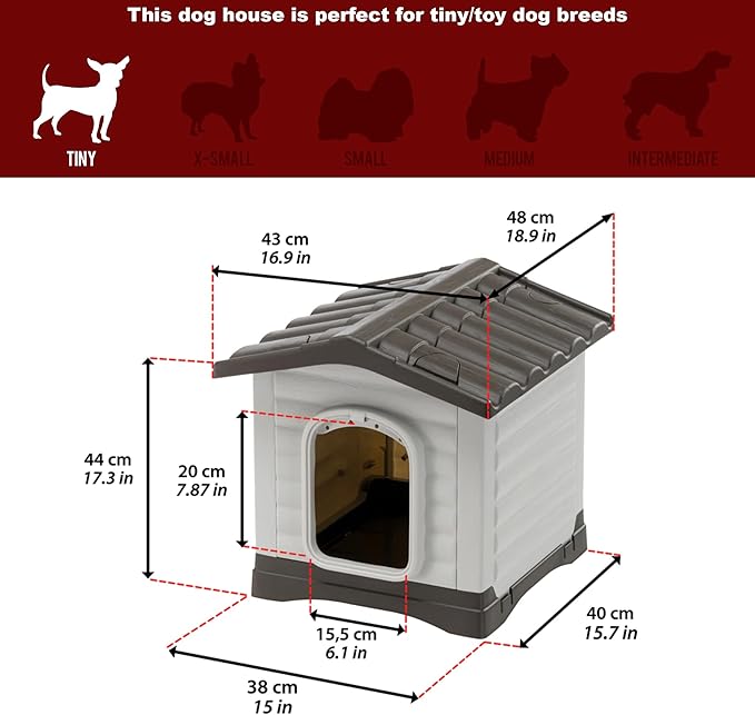 Ferplast Dog Villa Dog House, Toy