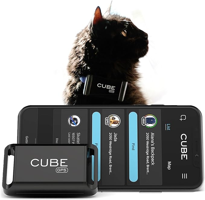 GPS Pet Tracking Bundle - GPS Tracker for Vehicles Assets Kids, Real Time Worldwide Location SOS Pings Geo-Fencing