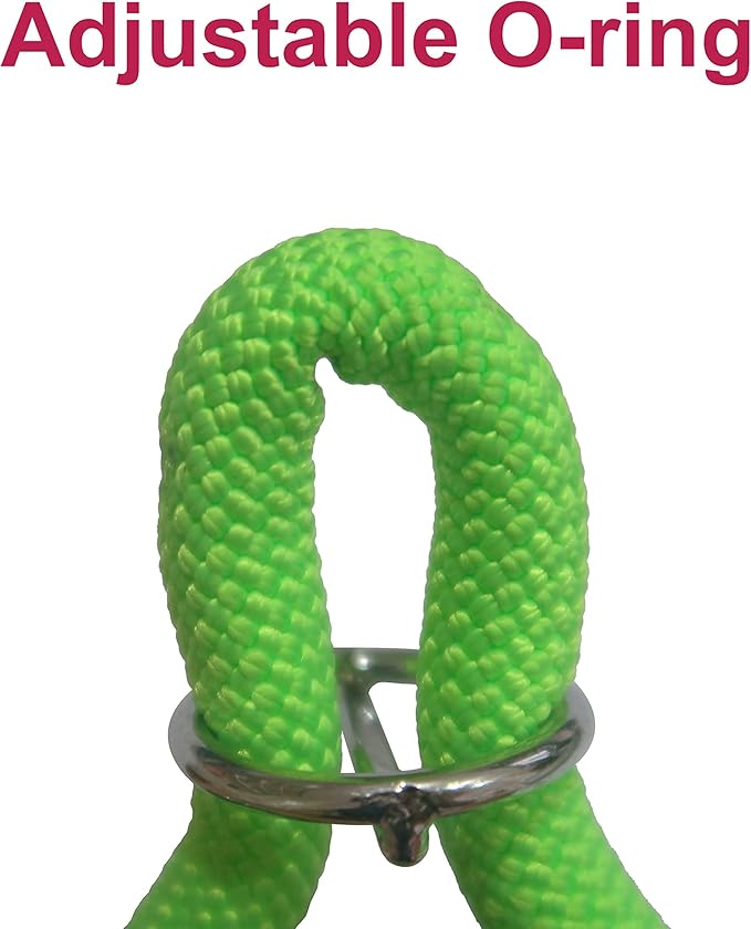 Braided Rope Collar, Pro Training Dog Collar, No Pull Round Martingale Collar, Slip Collar with Slidable Stop Ring - Ideal for Extra Small Dogs (XS (1/4") - 14" Long, Light Green)