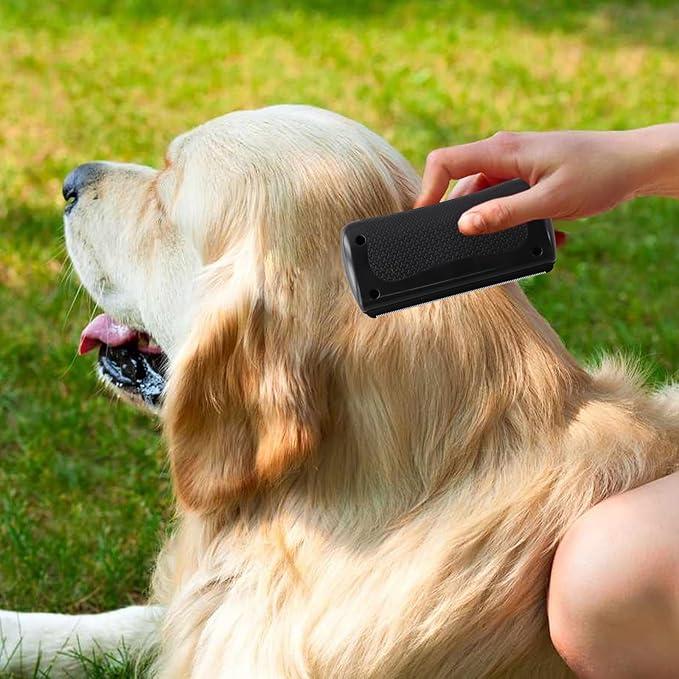Rhykin Brush for Pets Cat Dog, Shedding & Grooming Ergonomic Deshedding Brush