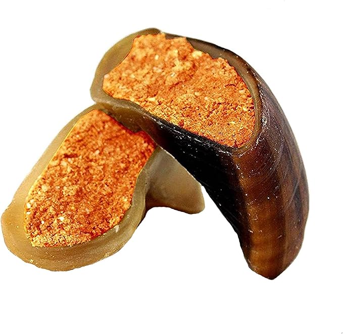 Filled Cow Hooves for Dogs, Delicious Beef Flavor, Stuffed Natural Beef Hoof Dog Chews, Tasty Treats for Dog, Made from Premium Brazilian Cattle, Pack of 3 Count