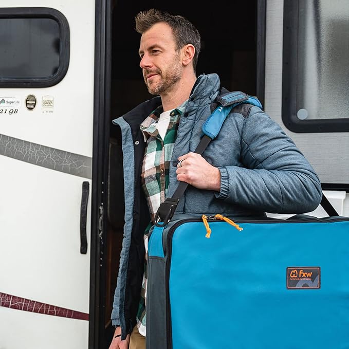 FXW Specialized Dog Playpen Storage Bag (Not Suitable for Other Brands), Designed for RV Trips, Fits 24" H 8 Panels and 9 Stakes│Patented