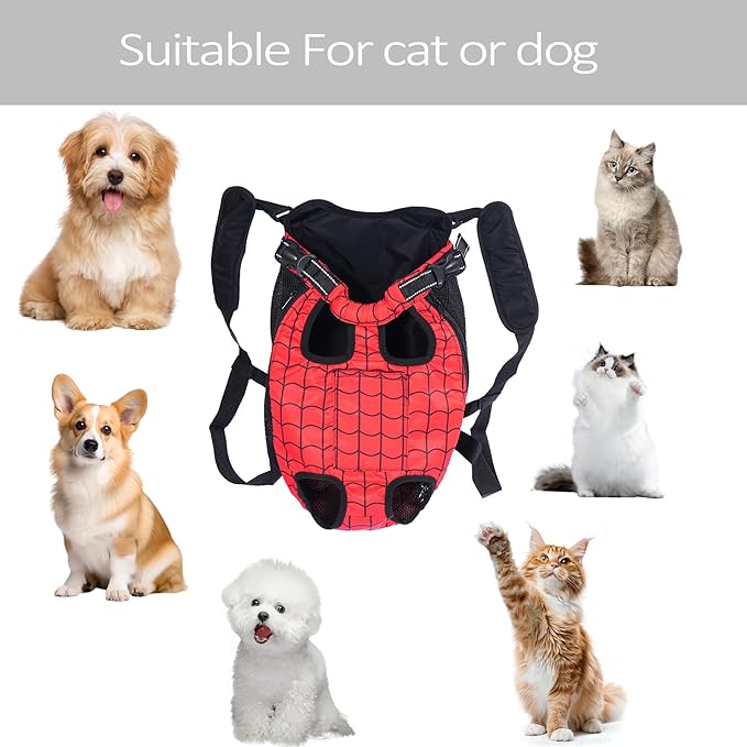 Pet Carrier Backpack Pet Tote Bags for Cats or Doggies, Portable Puppy Travel Carrier Bags, Cozy Soft Pet Puppies Carriers Slings Backpacks (Grid, XX-Large (Pack of 1))