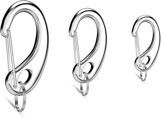 Divoti Leash King Pet Tag Quick Clip/Sping-Load Hook Combo for Pet ID Tags - 1 Per Standard/Medium/Large