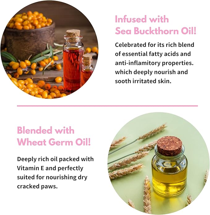 Toe Bean Oil: Premium Paw & Nail Cleansing Treatment, 100% Natural, Safe for All Cats and Dogs, 2 Fl. Oz.
