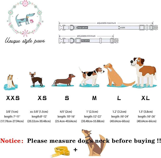 Unique style paws Halloween& Dog Collar with Flower Tie Pumpkin Cotton Collar Adjustable Puppy Collar Best Thanksgiving Gift for Small Medium Large Dogs-Turkey & Pumpkin Theme-L