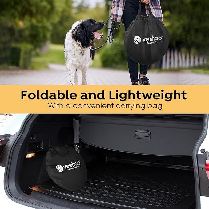 Veehoo Portable Puppy Playpen, Pet Kitten Playpen for Indoor Portable PopUp Dog Kennel Foldable Playpen Outdoor Tent Crate with Carrying Case for Kitten Puppy Small Animal,Coffee 35.8"Lx35.8"Wx22.8"Th