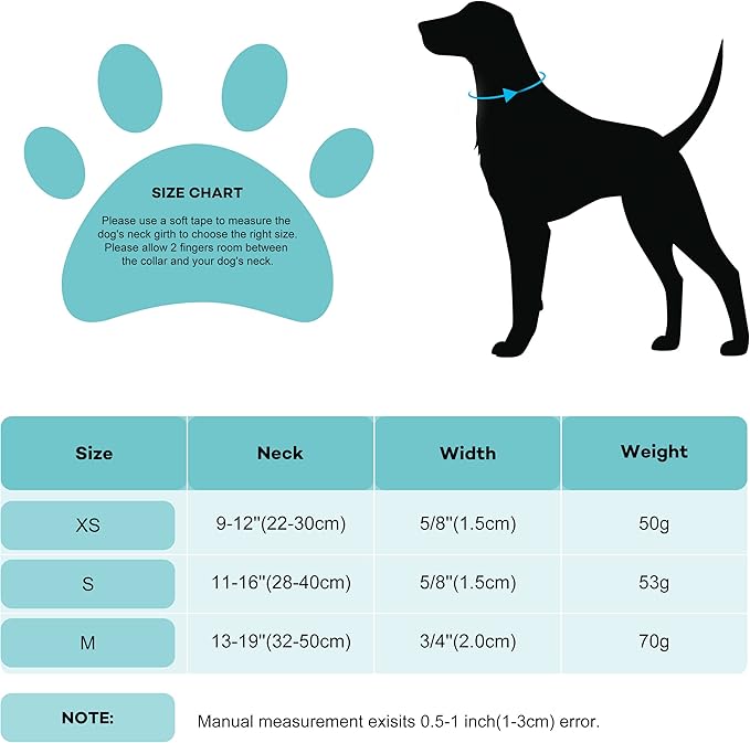 Bling Dog Bow Tie Collar for Small Medium Dogs, Cute Teal Boy Dog Collar with Bow for Daily Walking or Christmas Holiday (Neck fit 13-19’’)