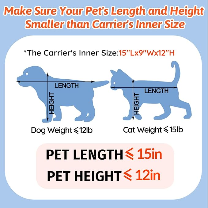 Petskd Top and Side Expandable Pet Carrier 18x11x11 Inches Delta United Airline Approved, Soft-Sided Carrier for Small Cats and Dogs with Locking Safety Zippers and Anti-Scratch Mesh(Black)