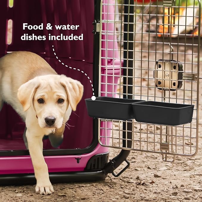 Mammoth Guardian Dog Kennel - Pink Shock