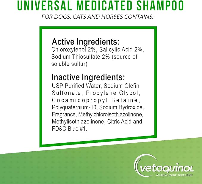 Vetoquinol Universal Medicated Pet Shampoo