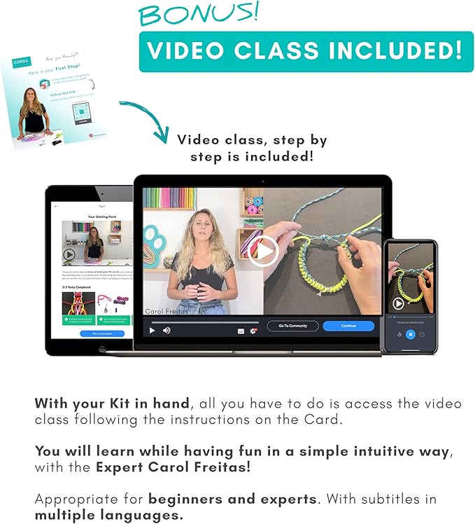 CORDA Crafts - Paracord Kit - Complete Accessories for Making Necklace Dog and Owner Matching Bracelet - Easy Video Tutorial - Waterproof Pet ID Tag Clip Included - Medium Dog, Army