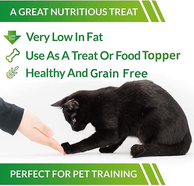 Cat-Man-Doo Life Essentials All Natural Freeze Dried Chicken Crushed Sprinkles Powder for Dogs & Cats - No Fillers, Preservatives, or Additives - No Grain Tasty Treat -Made in USA (5 Oz Bag)