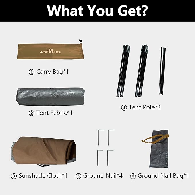 Outdoor Waterproof Pet Camping Tent, Cave Bed for Indoor Cats and Small Dogs, Portable Cat House Dog House, 39.3x39.3x23.6'', Brown, L.