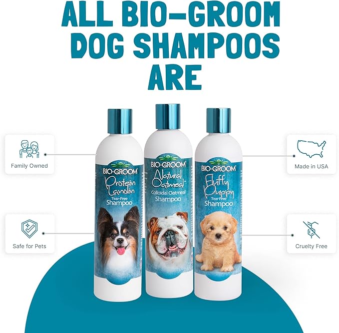 Bio-Groom Oatmeal Dog Shampoo – for Allergies and Itching, Cruelty-Free, Dog Bathing Supplies, Puppy Shampoo for Sensitive Skin, Made in USA, Anti-Itch Dog Products – 5 Gallons
