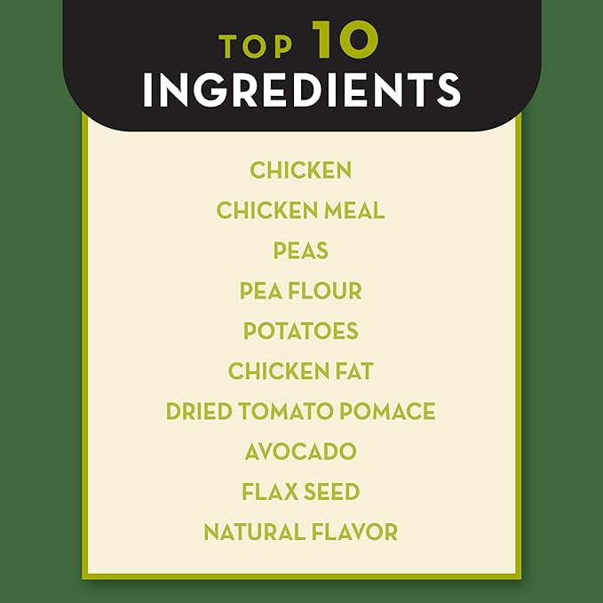 AvoDerm Natural Grain Free Chicken and Vegetables Recipe All Life Stages Dry Dog Food 24 lb (Pack of 1)