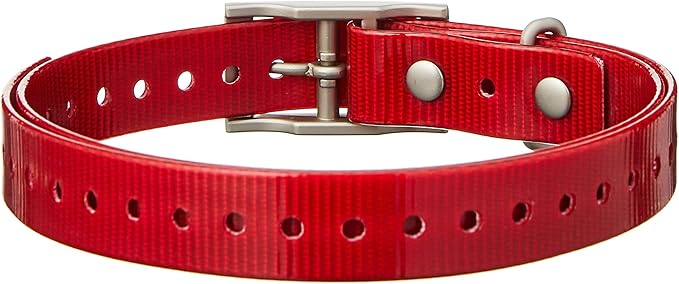 Garmin BarkLimiter Deluxe Dog Training Collar Bundle | Garmin 3/4-Inch Red Collar Strap